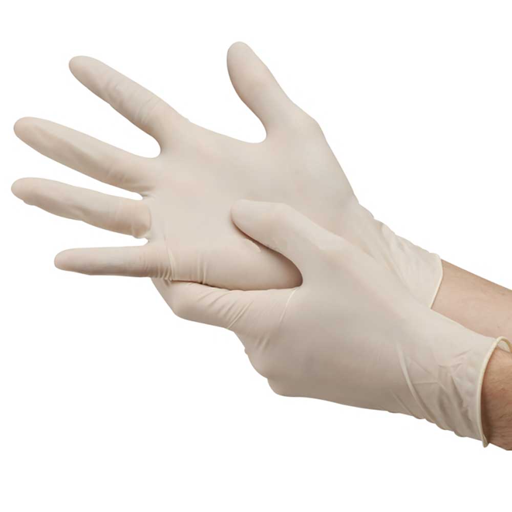 latex gloves is What