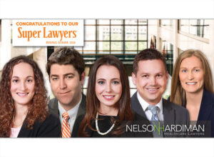 Nelson Hardiman Attorneys' named to list of 2018 Southern California Rising Stars