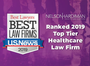 Nelson Hardiman Ranked 2019 Top Tier Healthcare Law Firm