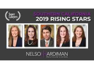 Nelson Hardiman Attorneys named to the 2019 Southern California Rising Stars