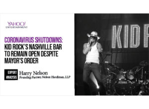 Coronavirus shutdowns: Kid Rock's Nashville bar to remain open despite mayor's order