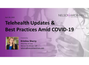 Telehealth Best Practices Amid COVID-19